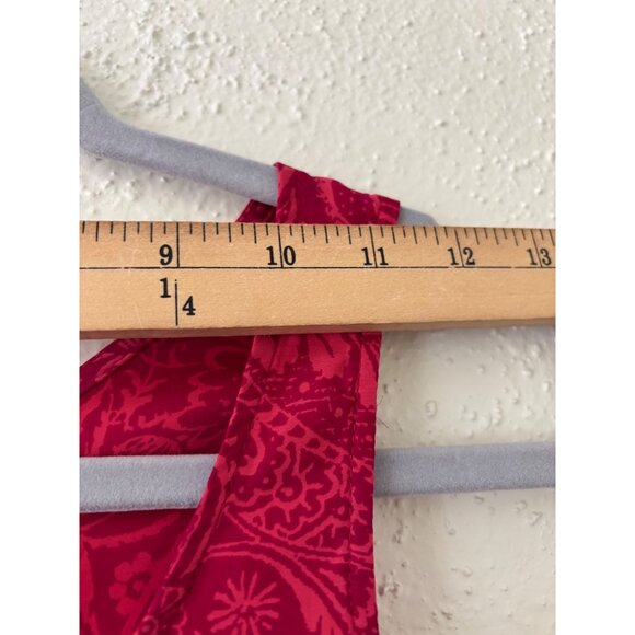 Urban Outfitters Ecote Magenta Sleeveless Floral Dress With Back Snap Detail S - Picture 7 of 13